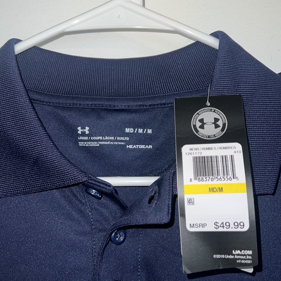 Under Armour Midnight Navy Polo - Picture 3 of 4